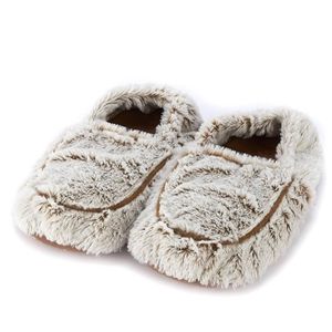 Marshmallow Brown Warmies Slippers Fits 6 to 10 Women's